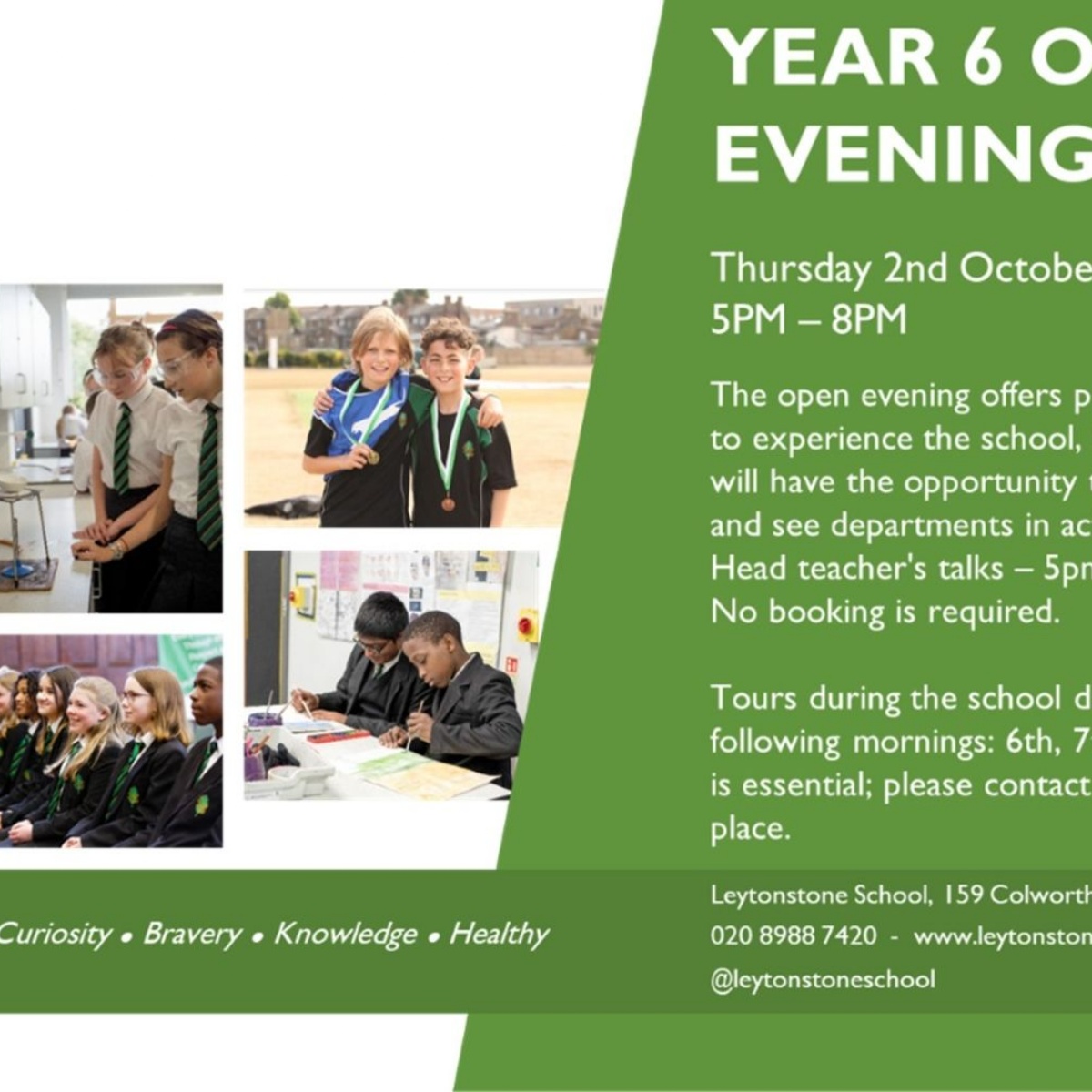 Leytonstone School Year 6 Open Evening 2025 leytonstone-school-year-6-open-evening-2025